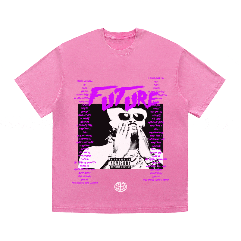 RDMCLOTHINGART tapestry hoodie FUTURE HEAVY WEIGHT COTTON TEE-8931