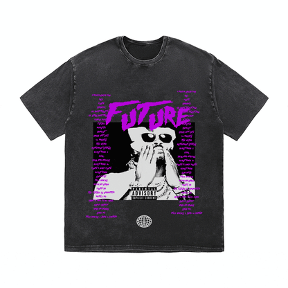 RDMCLOTHINGART tapestry hoodie FUTURE HEAVY WEIGHT COTTON TEE-8931