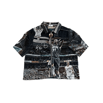 RDMCLOTHINGART tapestry hoodie GARNETT TAPESTRY TEE