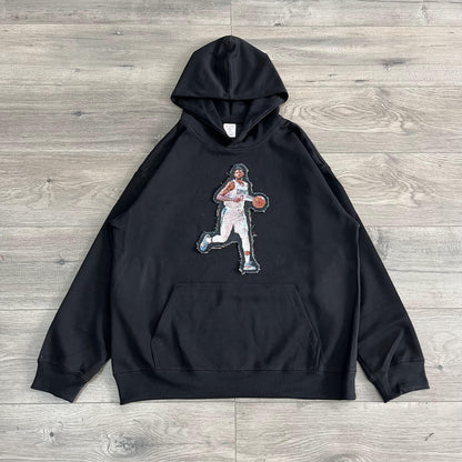 GEORGE TAPESTRY PATCH HOODIE-9027 - RDMCLOTHINGART