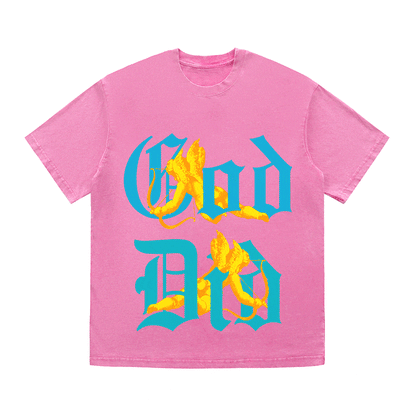 RDMCLOTHINGART tapestry hoodie GOD DID HEAVY WEIGHT COTTON TEE-9040