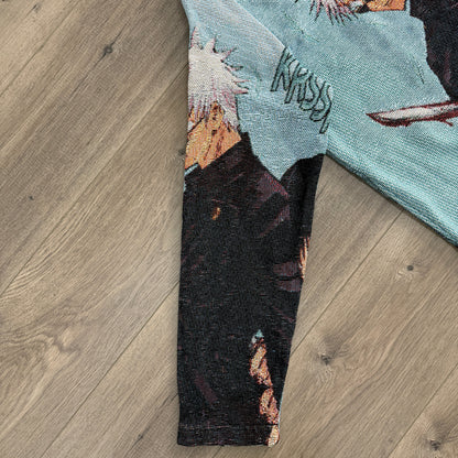 RDMCLOTHINGART tapestry hoodie GOJO VS TOJI TAPESTRY JACKET