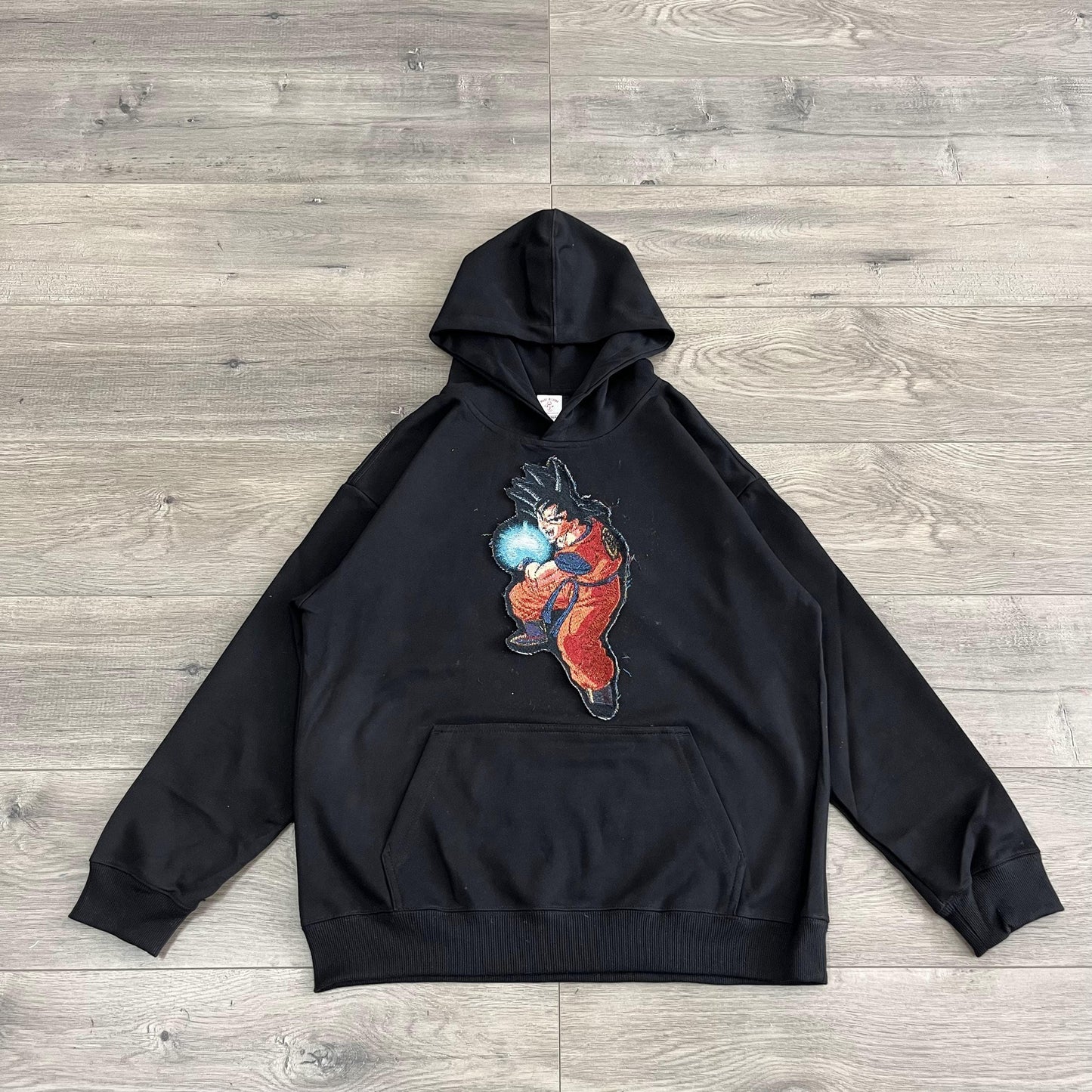 GOKU TAPESTRY PATCH HOODIE-9061 - RDMCLOTHINGART