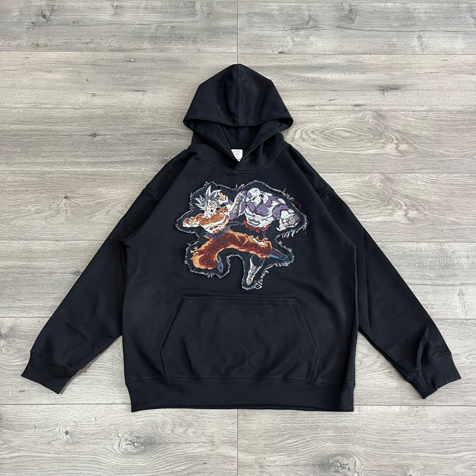GOKU ULTRA INSTINCT TAPESTRY PATCH HOODIE-9083 - RDMCLOTHINGART