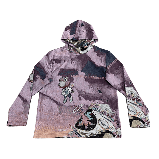 GRADUATION TAPESTRY HOODIE - RDMCLOTHINGART