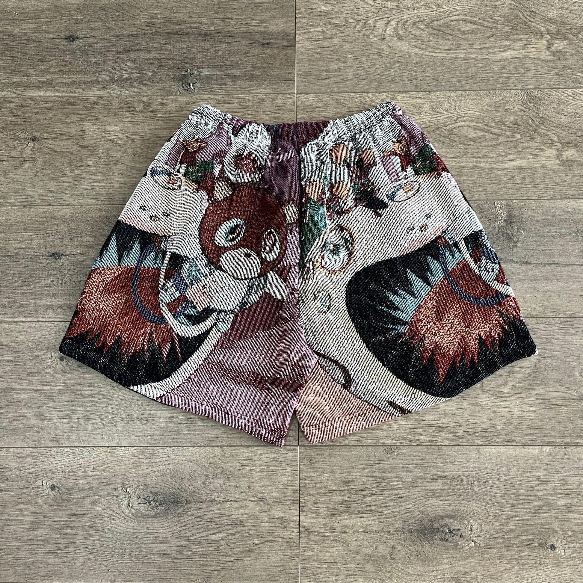 RDMCLOTHINGART tapestry hoodie GRADUATION TAPESTRY SHORTS
