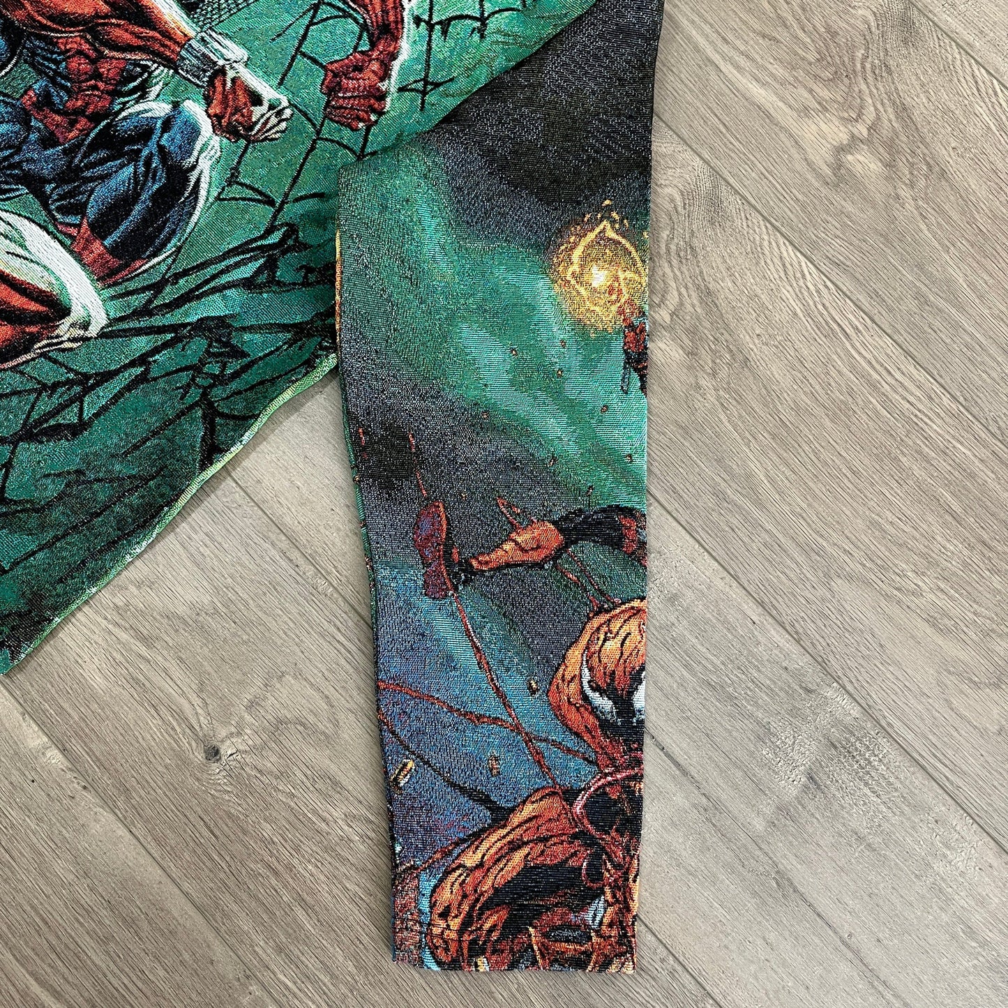 GREEN SPIDER TAPESTRY JACKET - RDMCLOTHINGART