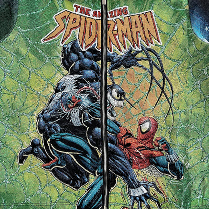 GREEN SPIDER TAPESTRY JACKET - RDMCLOTHINGART