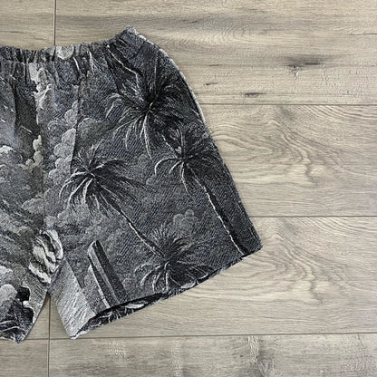 GREY CALIFORNIA TAPESTRY SHORTS - RDMCLOTHINGART