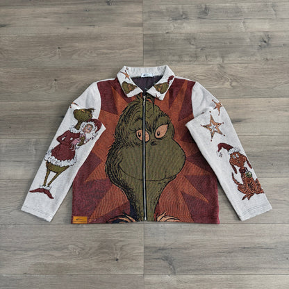 RDMCLOTHINGART tapestry hoodie GRINCH TAPESTRY JACKET