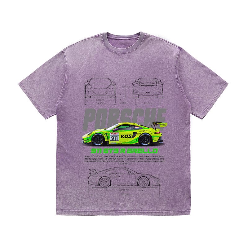 RDMCLOTHINGART tapestry hoodie GT3 R GRE HEAVY COTTON TEES-9414