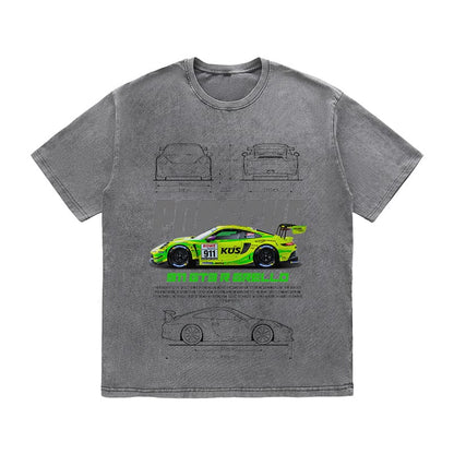 RDMCLOTHINGART tapestry hoodie GT3 R GRE HEAVY COTTON TEES-9414