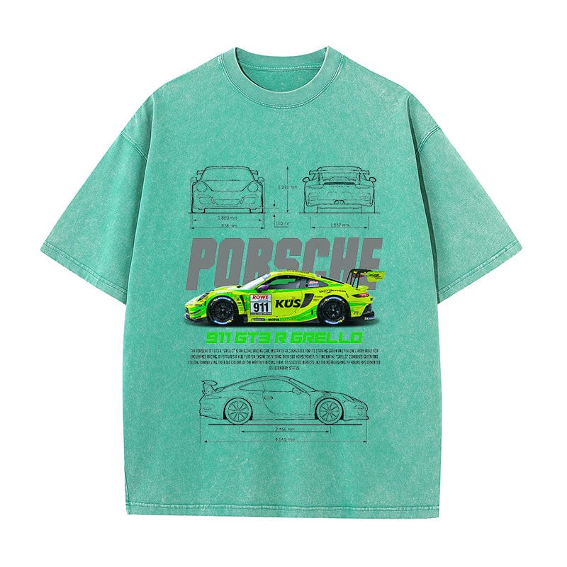 RDMCLOTHINGART tapestry hoodie GT3 R GRE HEAVY COTTON TEES-9414