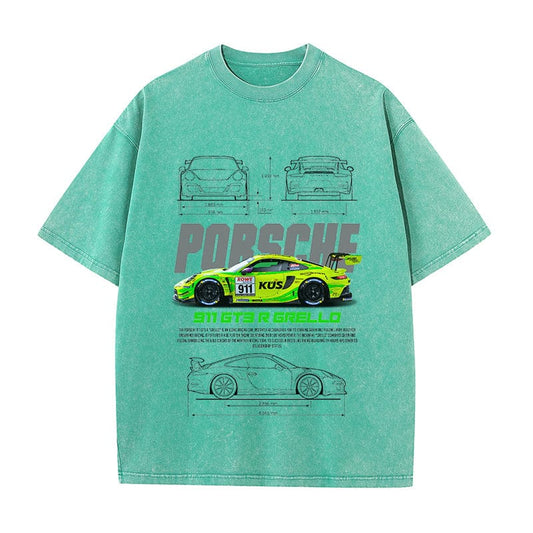 RDMCLOTHINGART tapestry hoodie GT3 R GRE HEAVY COTTON TEES-9414