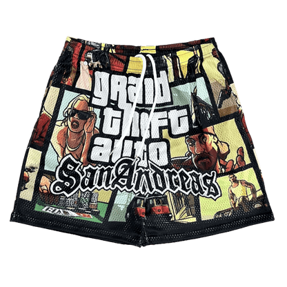 GTA MESH SHORTS-8689 - RDMCLOTHINGART