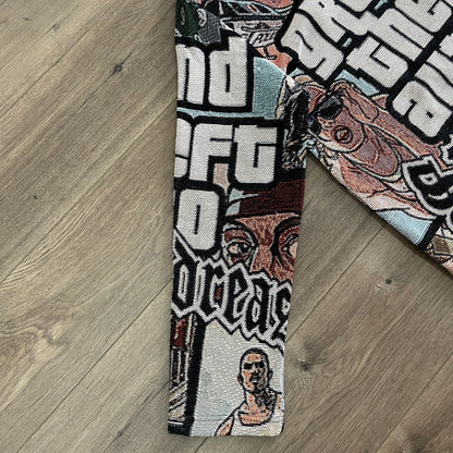 GTA TAPESTRY HOODIE - RDMCLOTHINGART