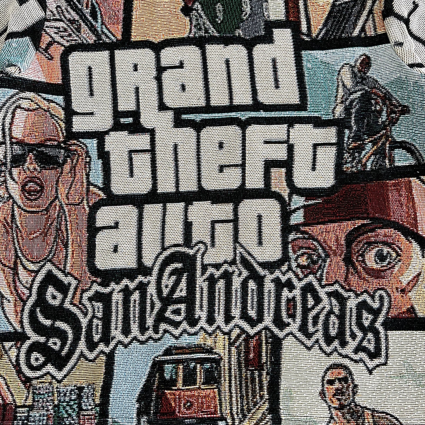 GTA TAPESTRY HOODIE - RDMCLOTHINGART