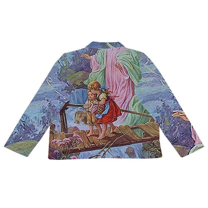 RDMCLOTHINGART tapestry hoodie GUARDIAN ANGEL TAPESTRY JACKET