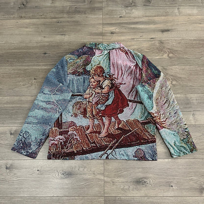 RDMCLOTHINGART tapestry hoodie GUARDIAN ANGEL TAPESTRY JACKET