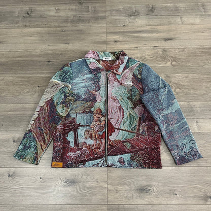 RDMCLOTHINGART tapestry hoodie GUARDIAN ANGEL TAPESTRY JACKET