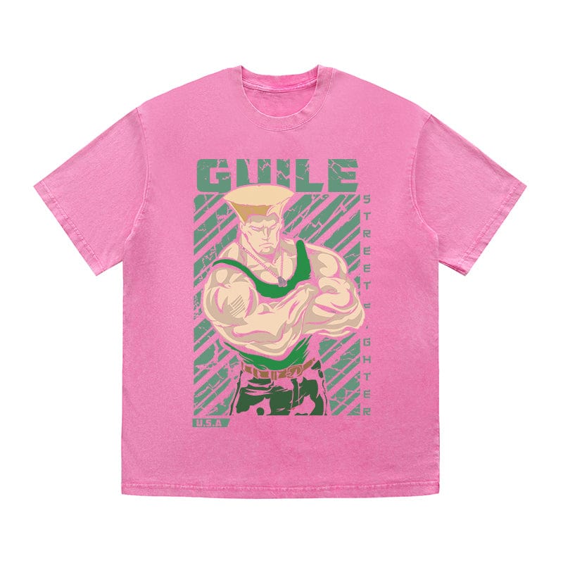 RDMCLOTHINGART tapestry hoodie GUILE HEAVY COTTON TEES-9426
