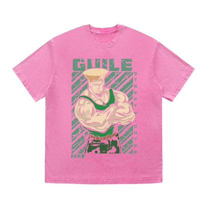 RDMCLOTHINGART tapestry hoodie GUILE HEAVY COTTON TEES-9426