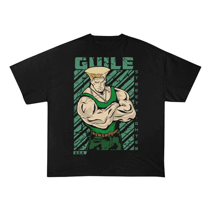 RDMCLOTHINGART tapestry hoodie GUILE HEAVY COTTON TEES-9426