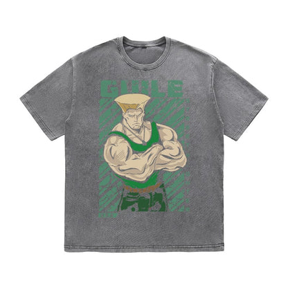RDMCLOTHINGART tapestry hoodie GUILE HEAVY COTTON TEES-9426