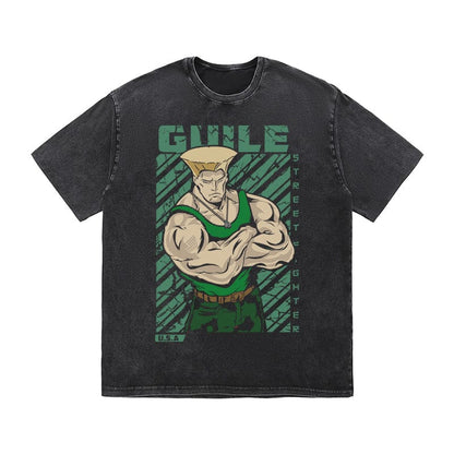 RDMCLOTHINGART tapestry hoodie GUILE HEAVY COTTON TEES-9426