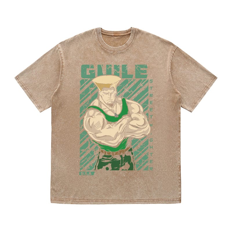 RDMCLOTHINGART tapestry hoodie GUILE HEAVY COTTON TEES-9426