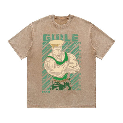 RDMCLOTHINGART tapestry hoodie GUILE HEAVY COTTON TEES-9426