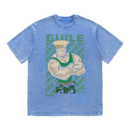 RDMCLOTHINGART tapestry hoodie GUILE HEAVY COTTON TEES-9426