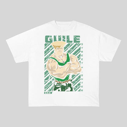 RDMCLOTHINGART tapestry hoodie GUILE HEAVY COTTON TEES-9426