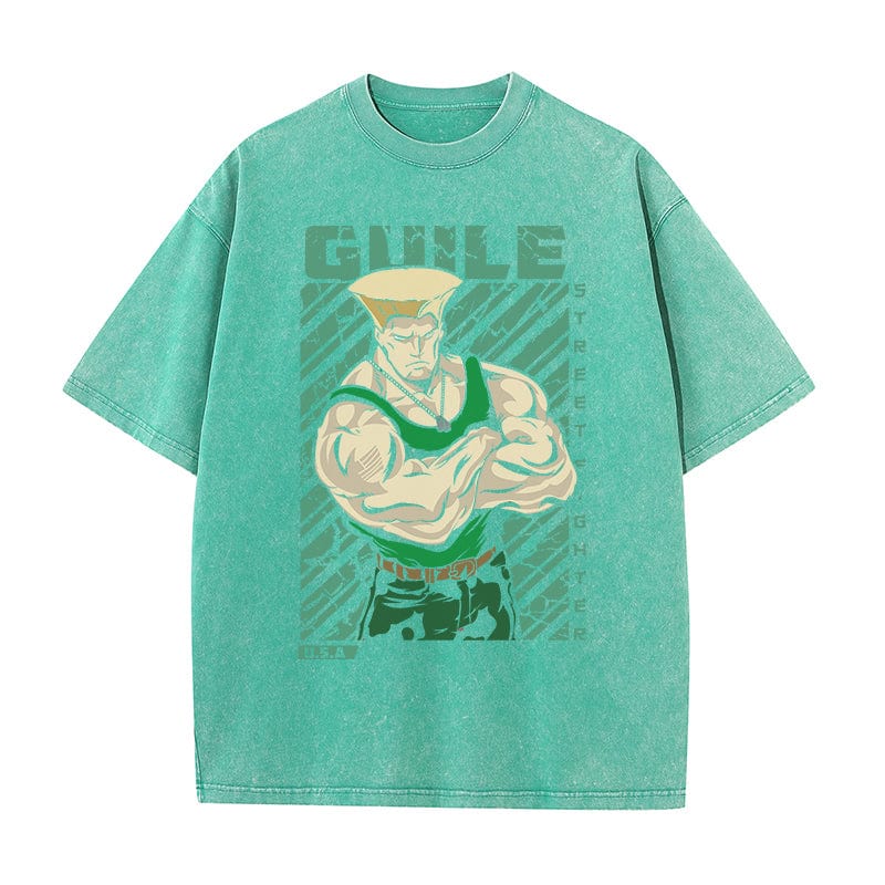 RDMCLOTHINGART tapestry hoodie GUILE HEAVY COTTON TEES-9426