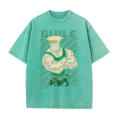 RDMCLOTHINGART tapestry hoodie GUILE HEAVY COTTON TEES-9426