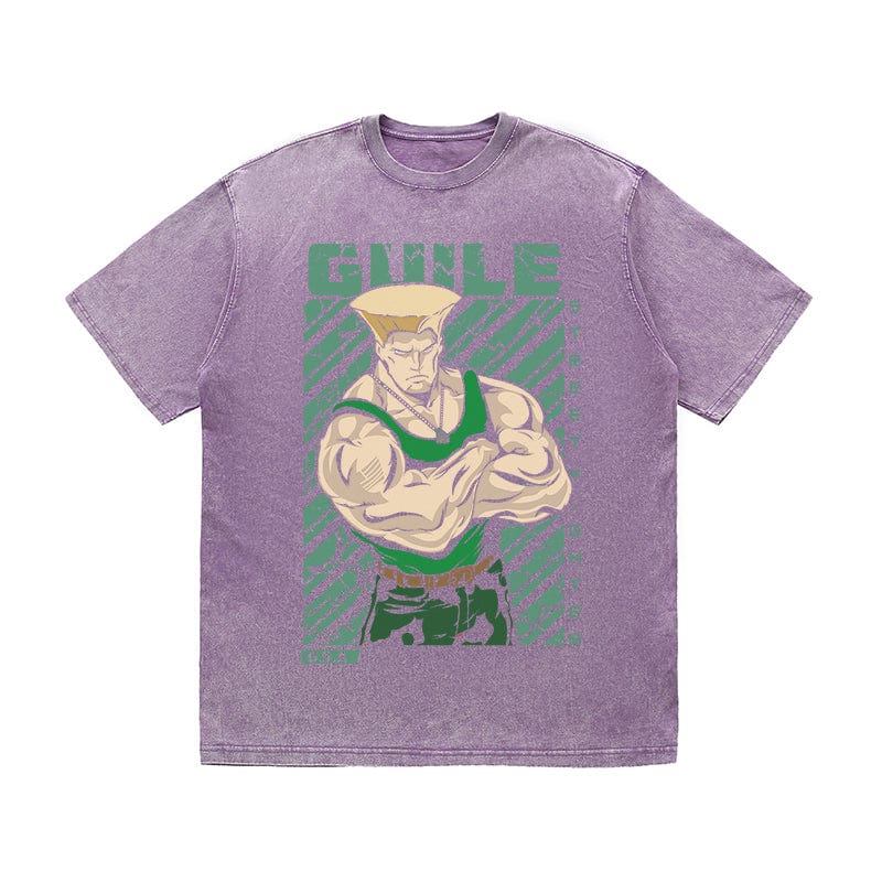 RDMCLOTHINGART tapestry hoodie GUILE HEAVY COTTON TEES-9426