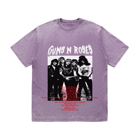 RDMCLOTHINGART tapestry hoodie GUNS N ROSES HEAVY WEIGHT COTTON TEE-8904