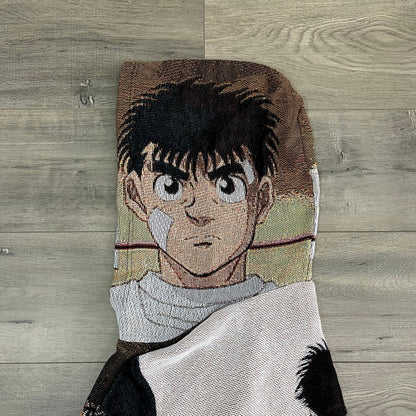 HAJIME NO IPPO TAPESTRY HOODIE - RDMCLOTHINGART