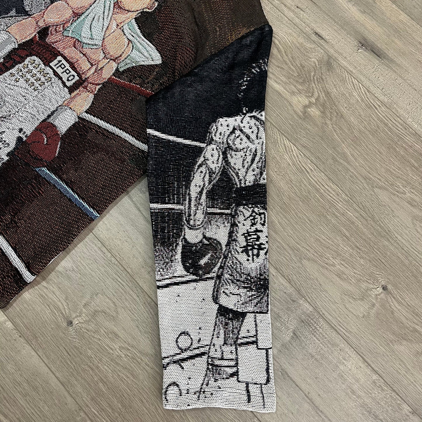 HAJIME NO IPPO TAPESTRY HOODIE - RDMCLOTHINGART