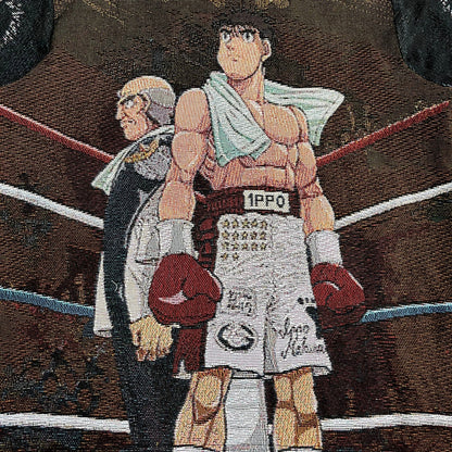 HAJIME NO IPPO TAPESTRY HOODIE - RDMCLOTHINGART