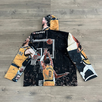 RDMCLOTHINGART tapestry hoodie HALIBURTON TAPESTRY HOODIE