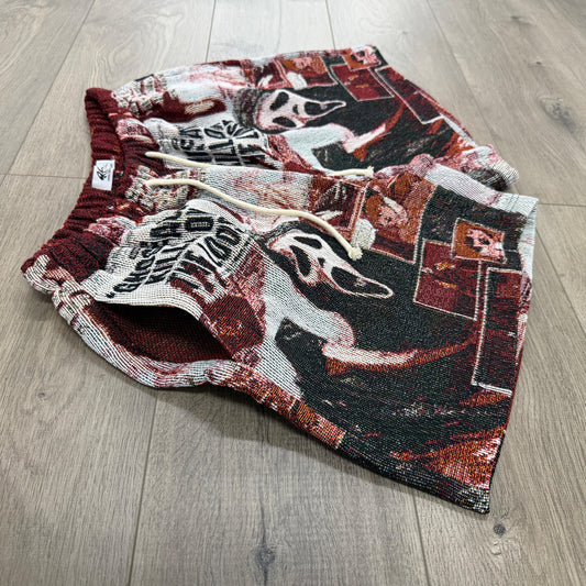 RDMCLOTHINGART tapestry hoodie HALLOWEEN TAPESTRY SHORTS