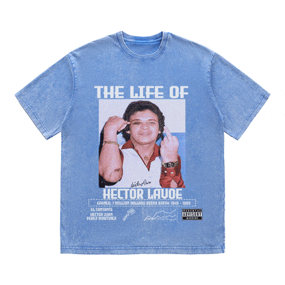 RDMCLOTHINGART tapestry hoodie HECTOR LAVOE HEAVY WEIGHT COTTON TEE-8820