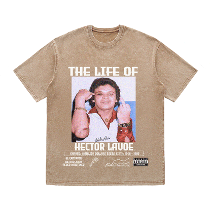 RDMCLOTHINGART tapestry hoodie HECTOR LAVOE HEAVY WEIGHT COTTON TEE-8820