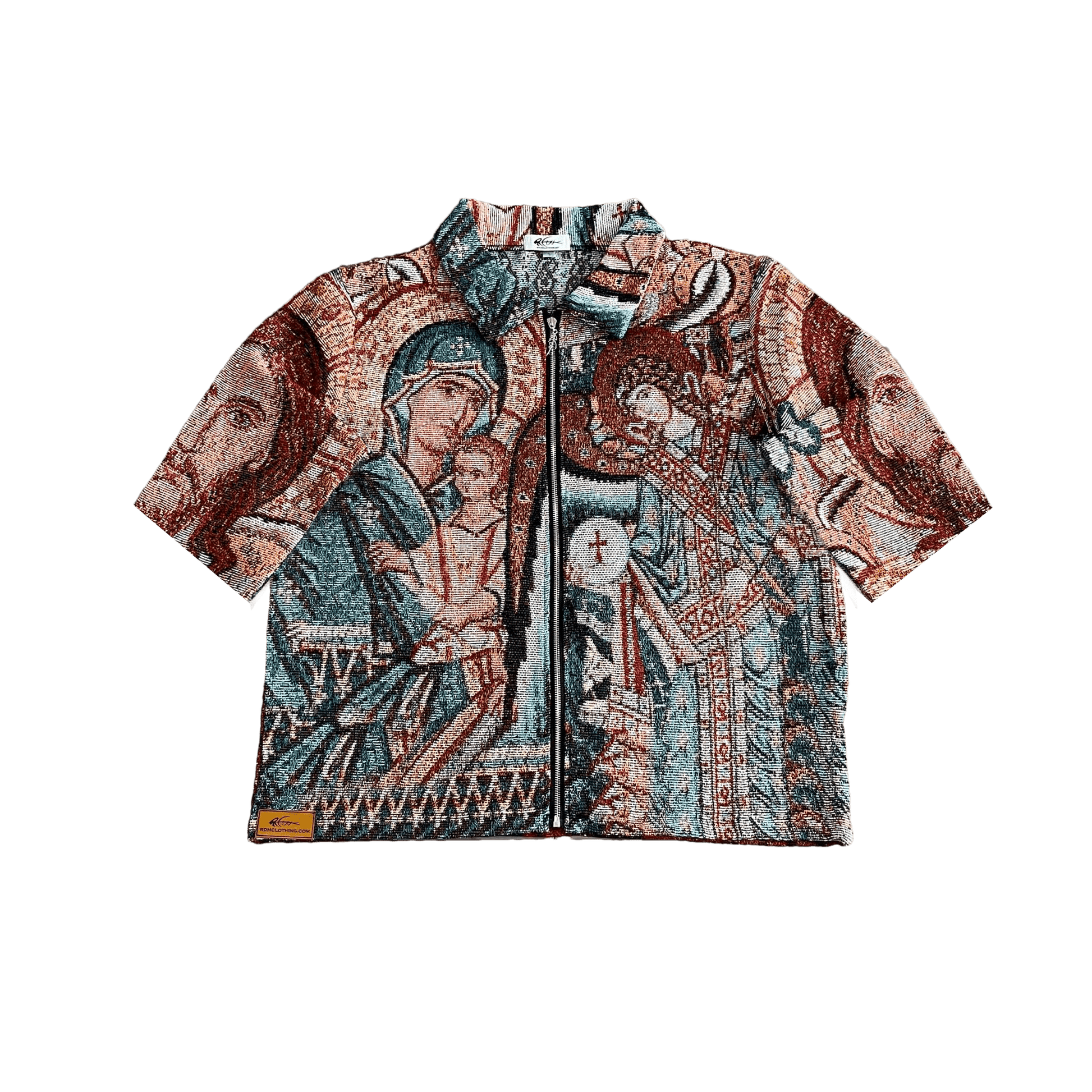 RDMCLOTHINGART tapestry hoodie HOLY MANTLE TAPESTRY TEE