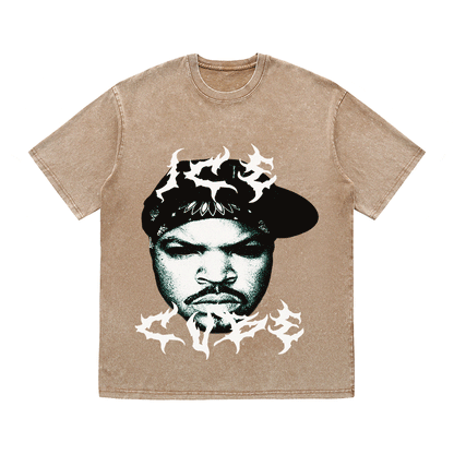 RDMCLOTHINGART tapestry hoodie ICE CUBE HEAVY WEIGHT COTTON TEE-8879