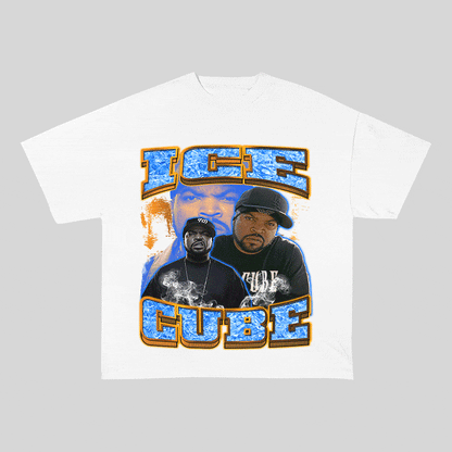 RDMCLOTHINGART tapestry hoodie ICE CUBE HEAVY WEIGHT COTTON TEE-9126