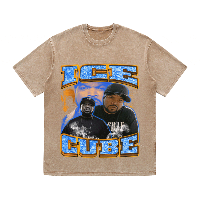 RDMCLOTHINGART tapestry hoodie ICE CUBE HEAVY WEIGHT COTTON TEE-9126