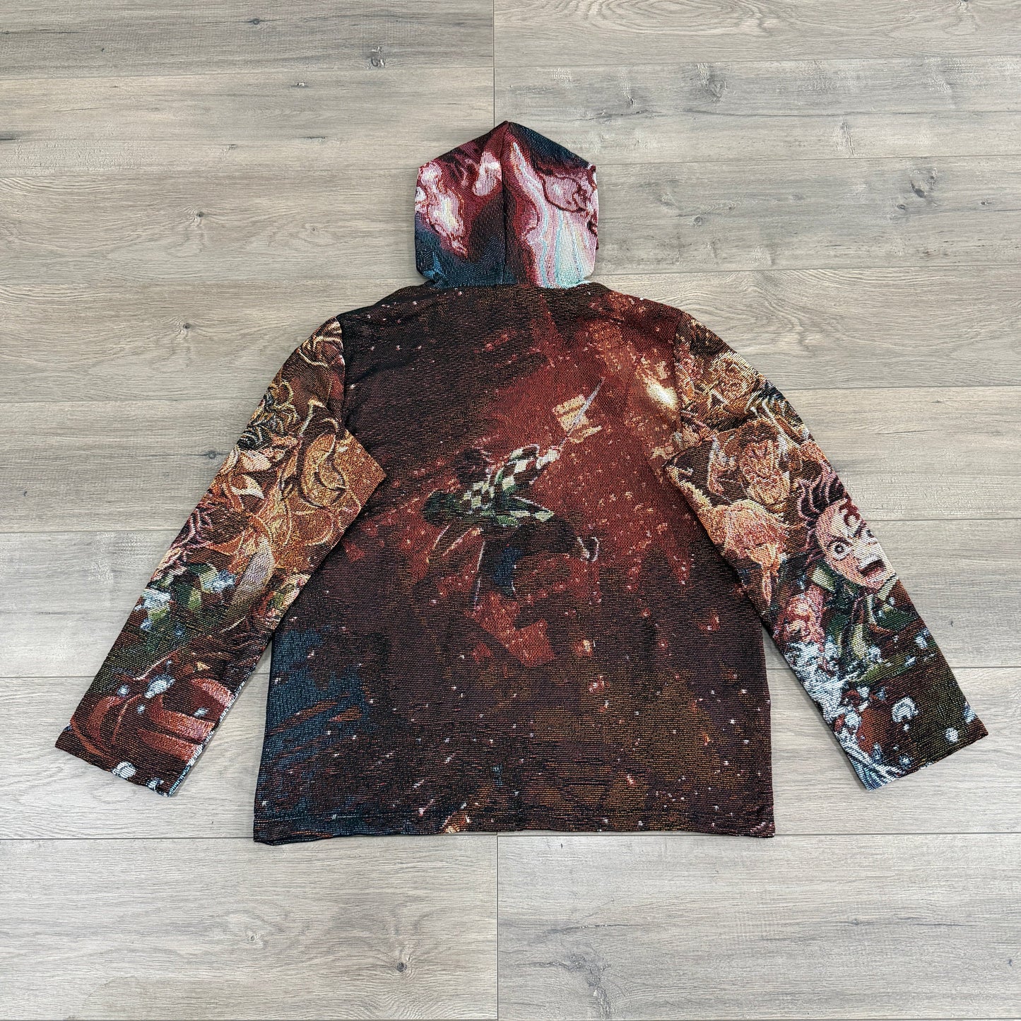 RDMCLOTHINGART tapestry hoodie INFINITY CASTLE TAPESTRY HOODIE