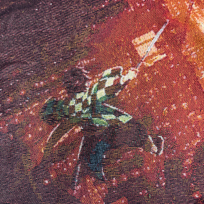 RDMCLOTHINGART tapestry hoodie INFINITY CASTLE TAPESTRY HOODIE